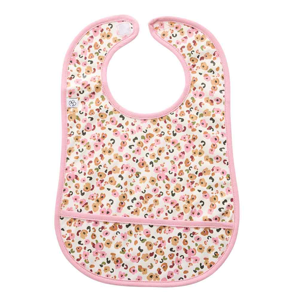 Leopard waterproof bib