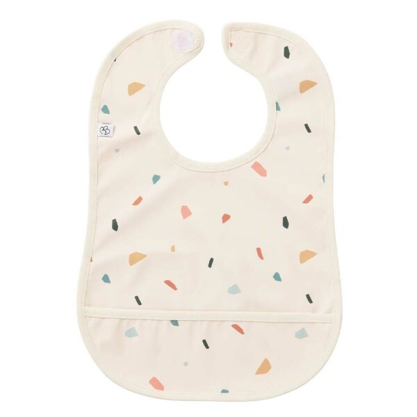 Bavoir imperméable terrazzo