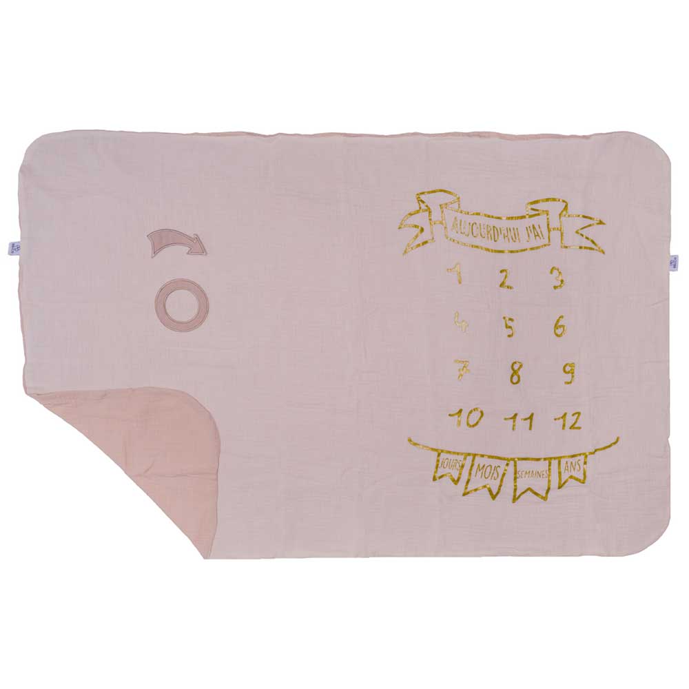Couverture étape ecru/biscuit