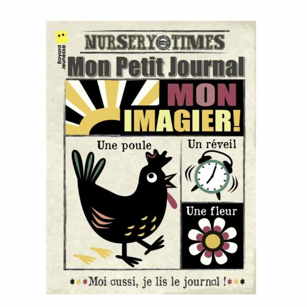 Journal d'éveil Imagier noir et blanc