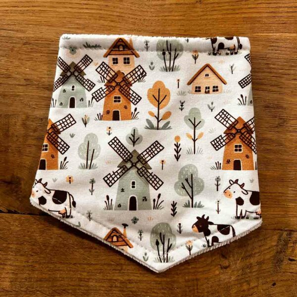 Bavoir bandana Ferme