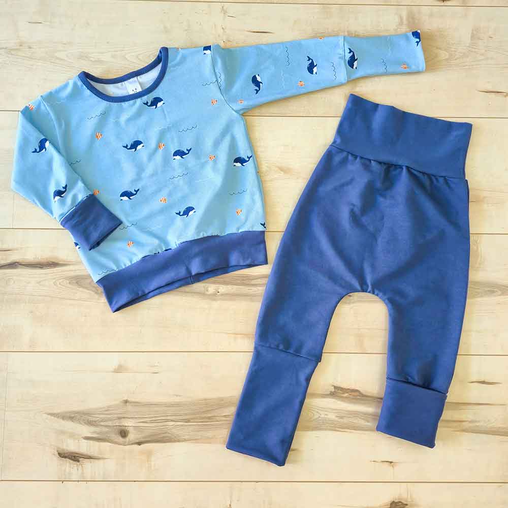 Sarouel évolutif bleu jeans – Image 3