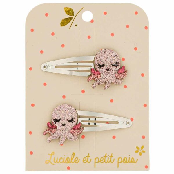 Otty the Octopus Hair Clips (Pair)