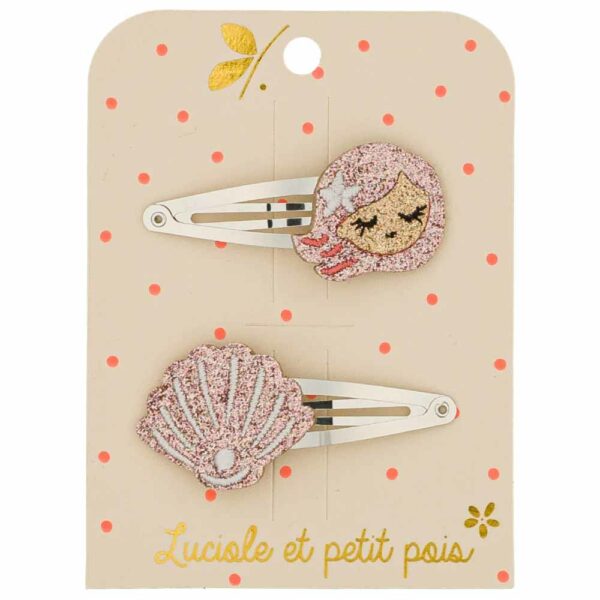 Pearly the Mermaid Hair Clips (Pair)