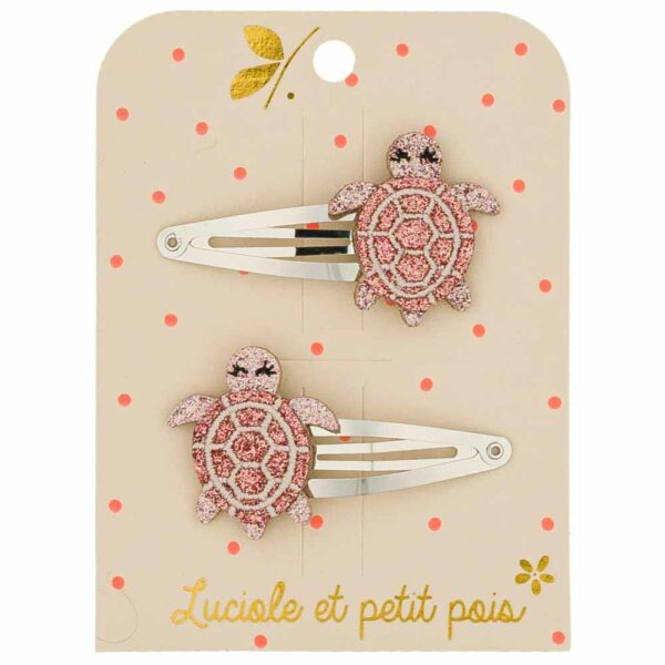 Barrettes Lulu la Tortue (paire)