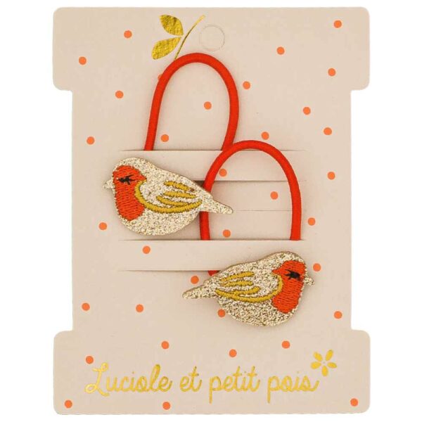 Elastiques mini Ruby le rouge-gorge
