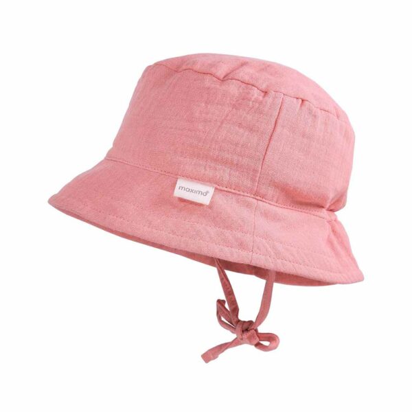 Chapeau bébé en lange uni