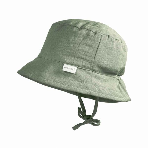 Chapeau bébé en lange uni