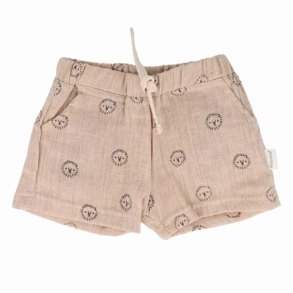 Short bébé en lange imprimé lion