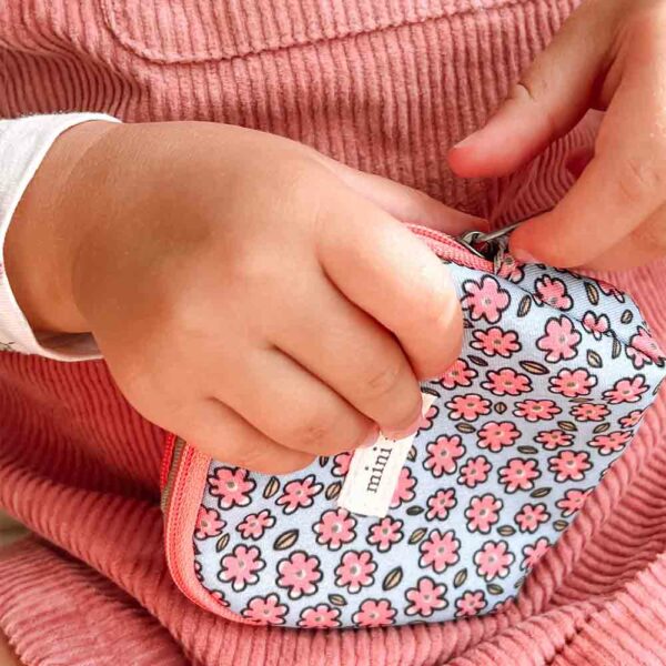 Mini Ditsy Purse Sky Blue