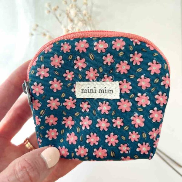 Mini Ditsy Purse Teal