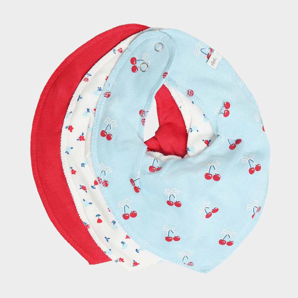 Bavettes bandanas Cerises (x3)