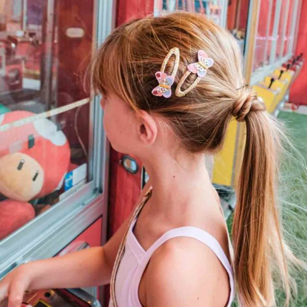 Barrettes Carnival Butterfly Clips