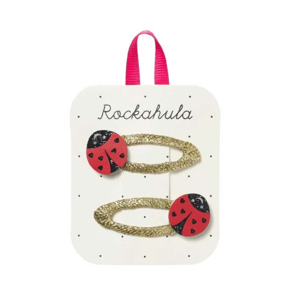 Barrettes Lily Ladybird Clips