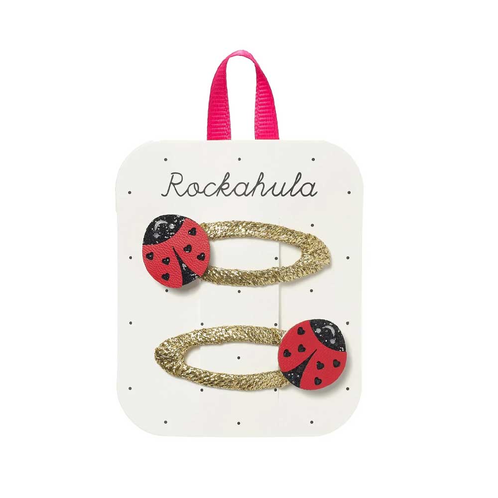 Barrettes Lily Ladybird Clips