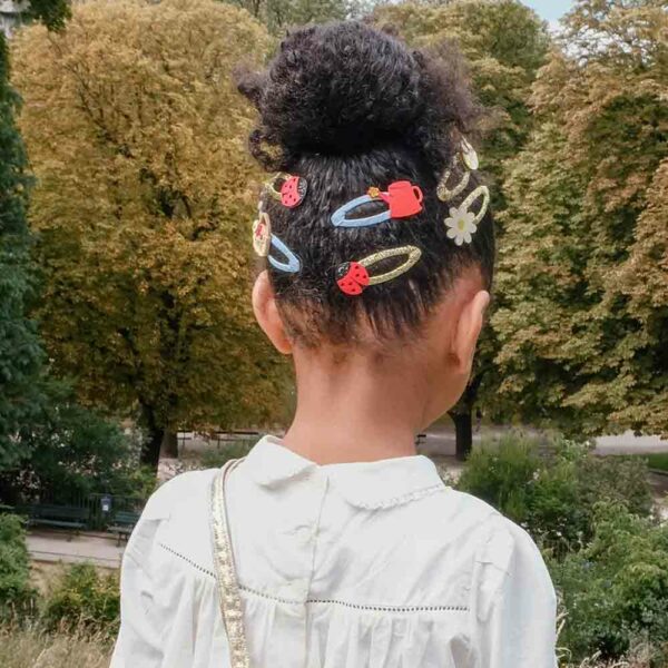 Barrettes Lily Ladybird Clips