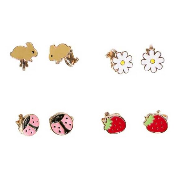 Boucles d'oreilles clip Spring Garden