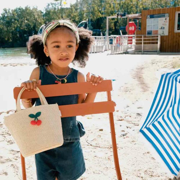 Cherry Basket Crochet Bag