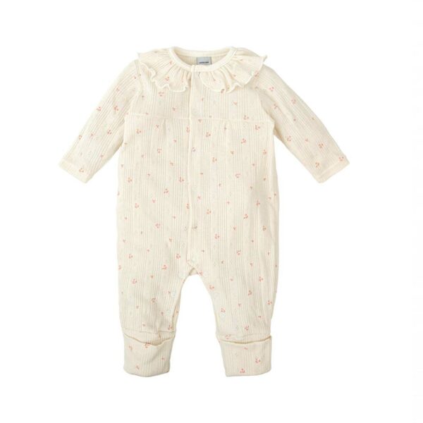 Combinaison bébé fleurie