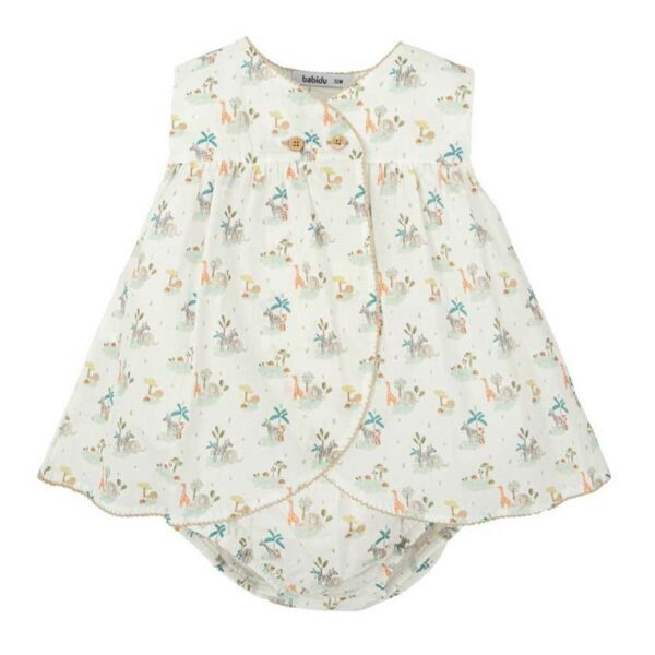 Robe bébé + bloomer jungle