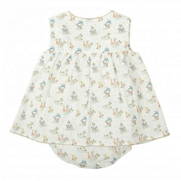 Robe bébé + bloomer jungle