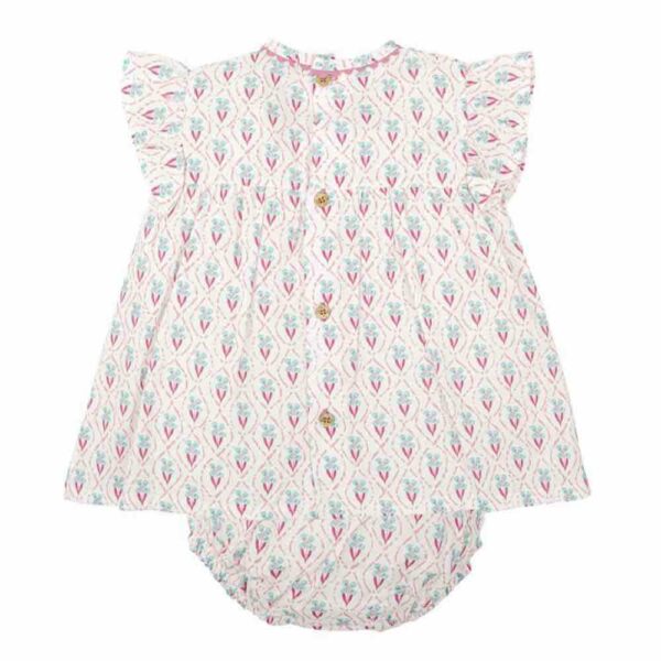Robe bébé + bloomer imprimé