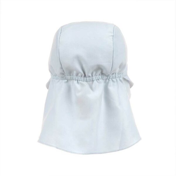 Casquette protège-nuque anti-UV bleu