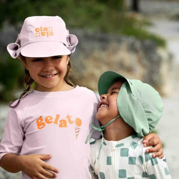 Casquette protège-nuque anti-UV vert