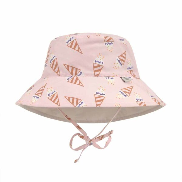 Chapeau Bucket anti-UV réversible Ice Cream
