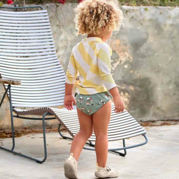 Maillot de bain couche anti-UV Scooter Dog