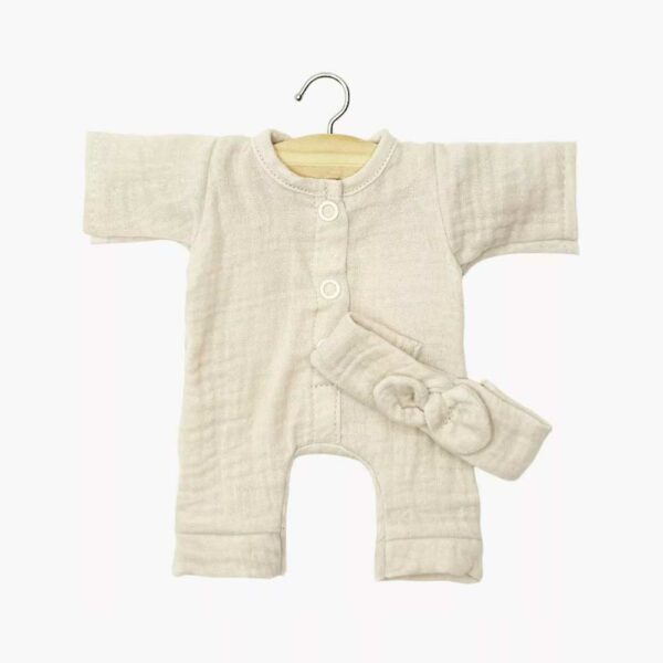Babies - Lili jumpsuit and putty gauze headband