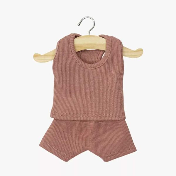 Marcel underside ribbed pink clay