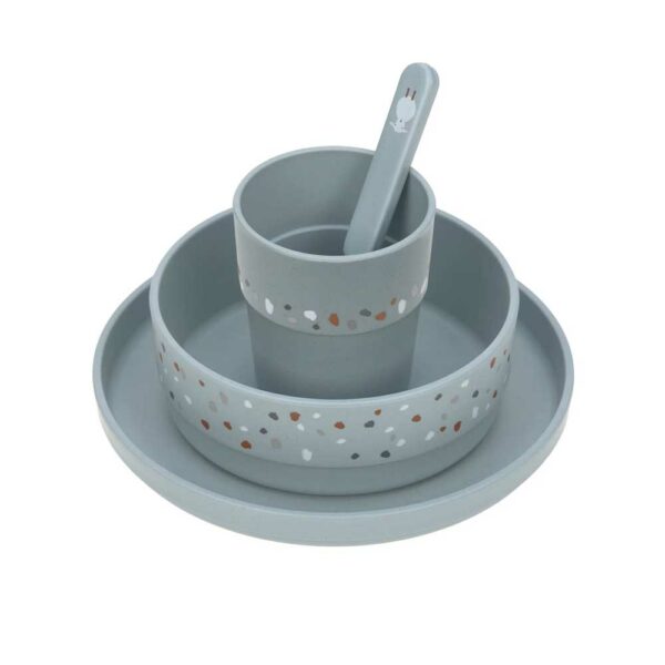 Cellulose tableware set Tiny Blau