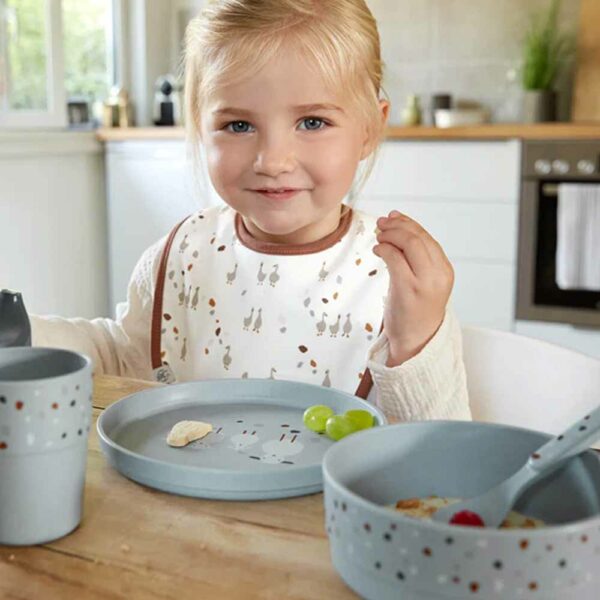 Cellulose tableware set Tiny Blau