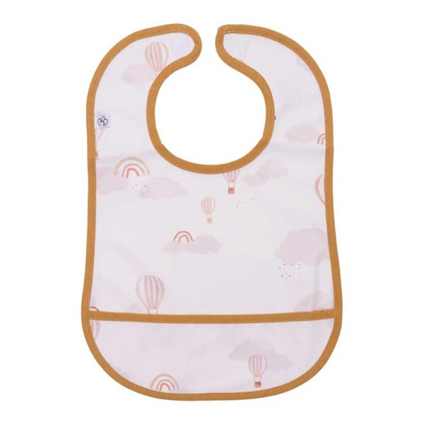 Bavoir imperméable montgolfières