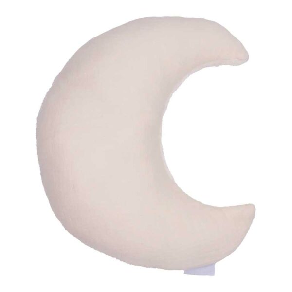 Bouillotte Lune bambou/gaze mousse de lait