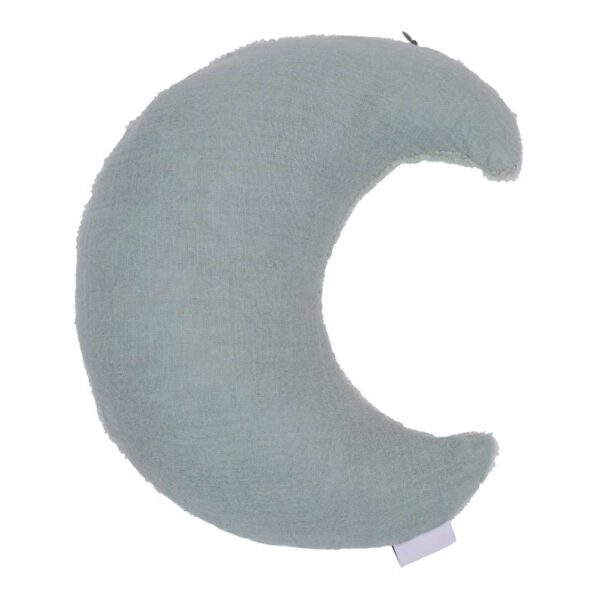 Bouillotte Lune bambou/gaze vert de gris