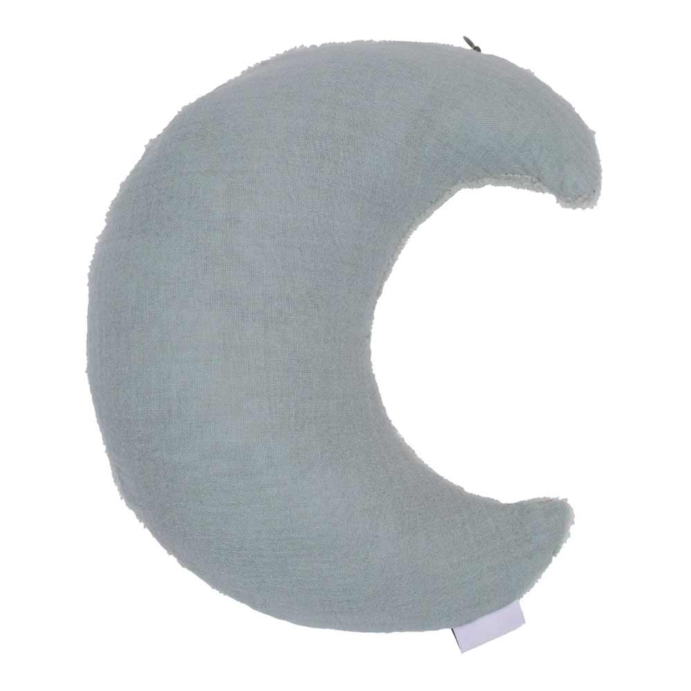 Bouillotte Lune bambou/gaze vert de gris