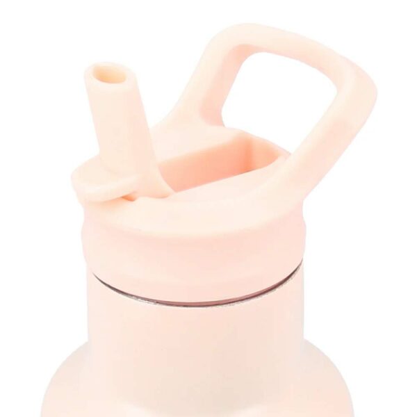 Gourde coeurs rose 350 ml