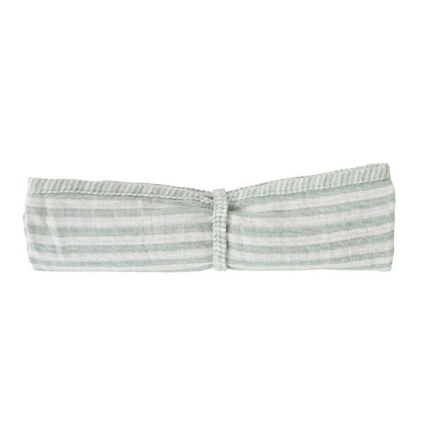 Lange gaze rayé vert de gris