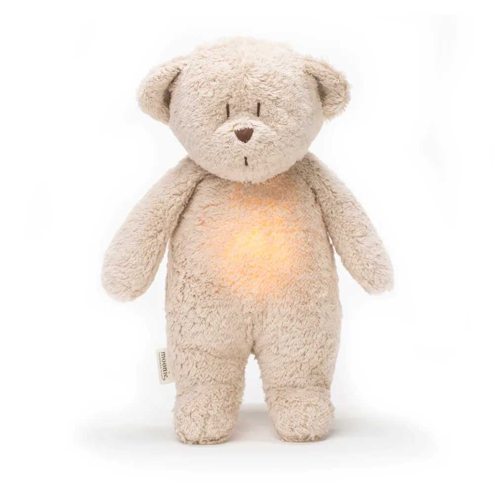 Moonie Bear with Sound and Light Organic Sand