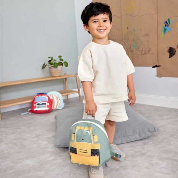 Tiny Drivers Nursery Backpack Excavator