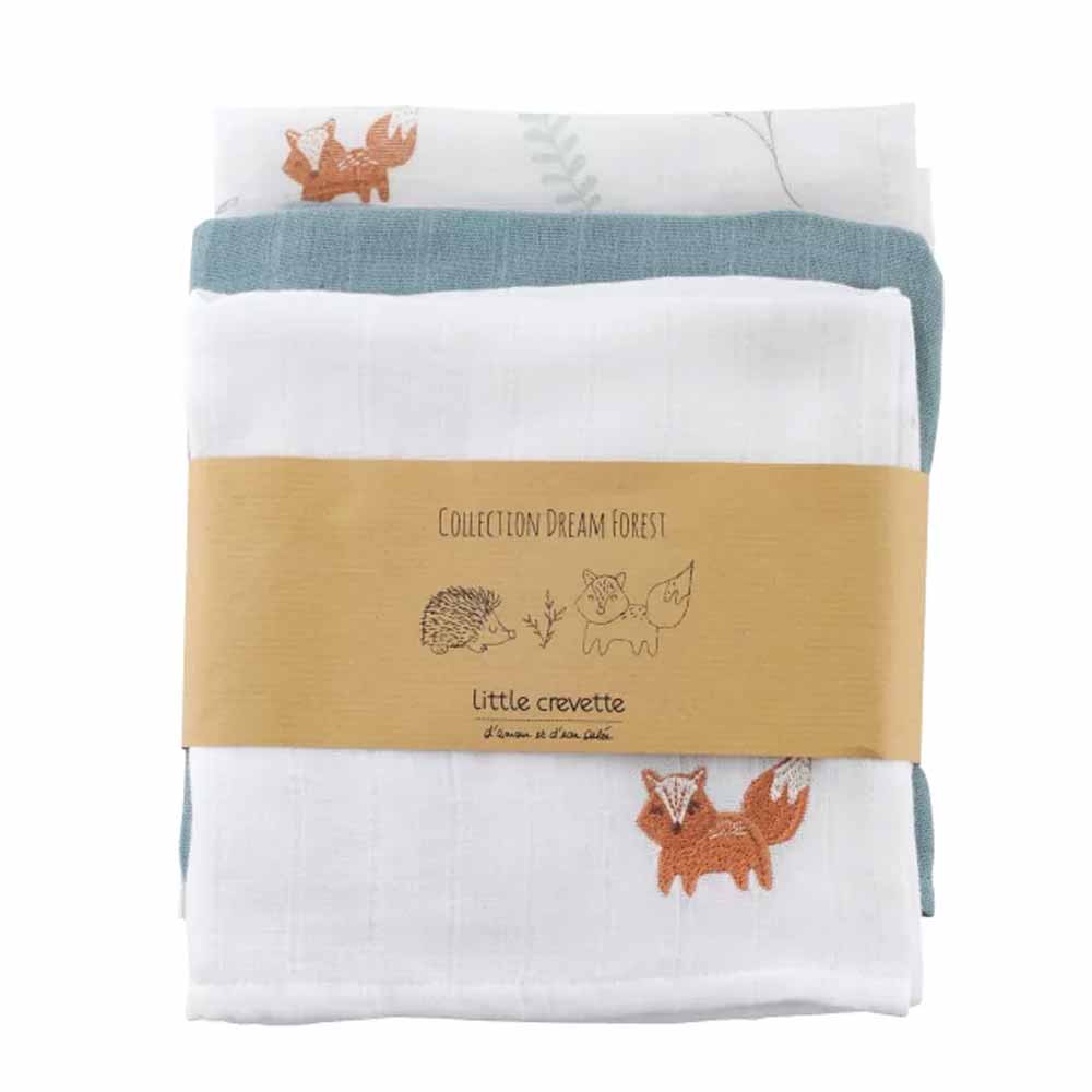 Lot de 3 langes Dream Forest 60x60cm – Image 2