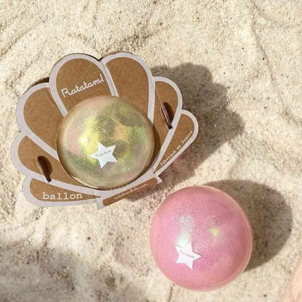 Ballon coquillage blanc 10cm – Image 4
