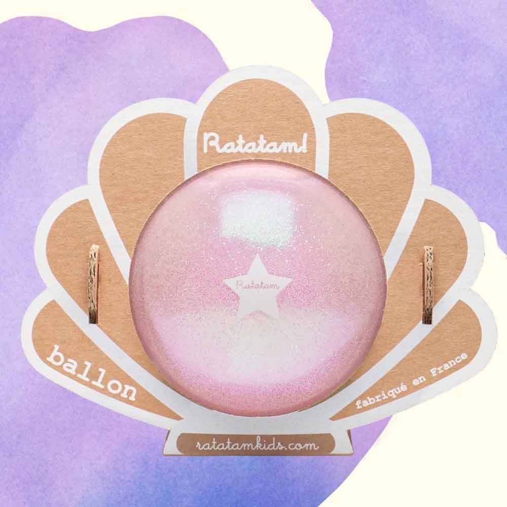 Ballon coquillage rose 10cm – Image 2