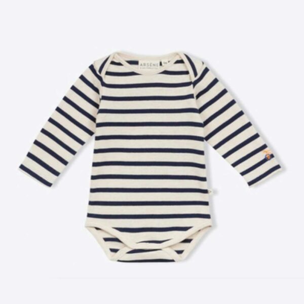 Organic Sailor Shirt Baby Bodysuit