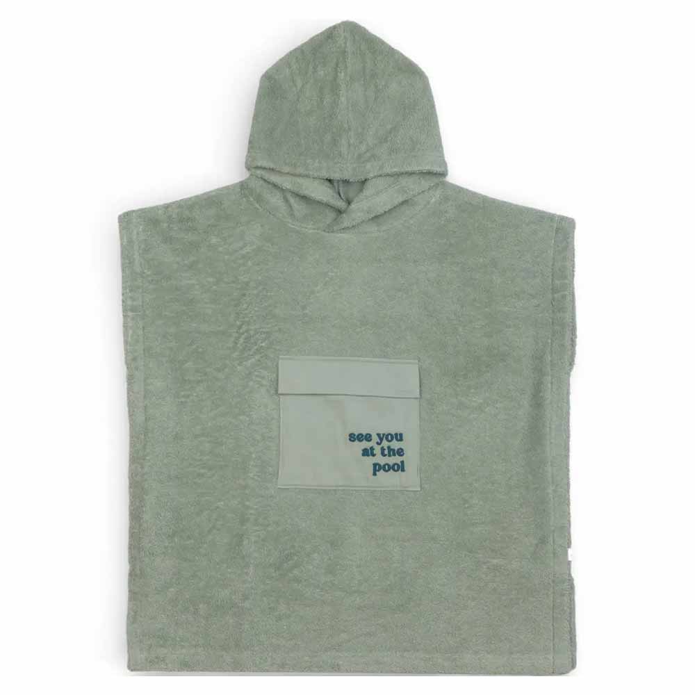 Terry Surf Poncho green