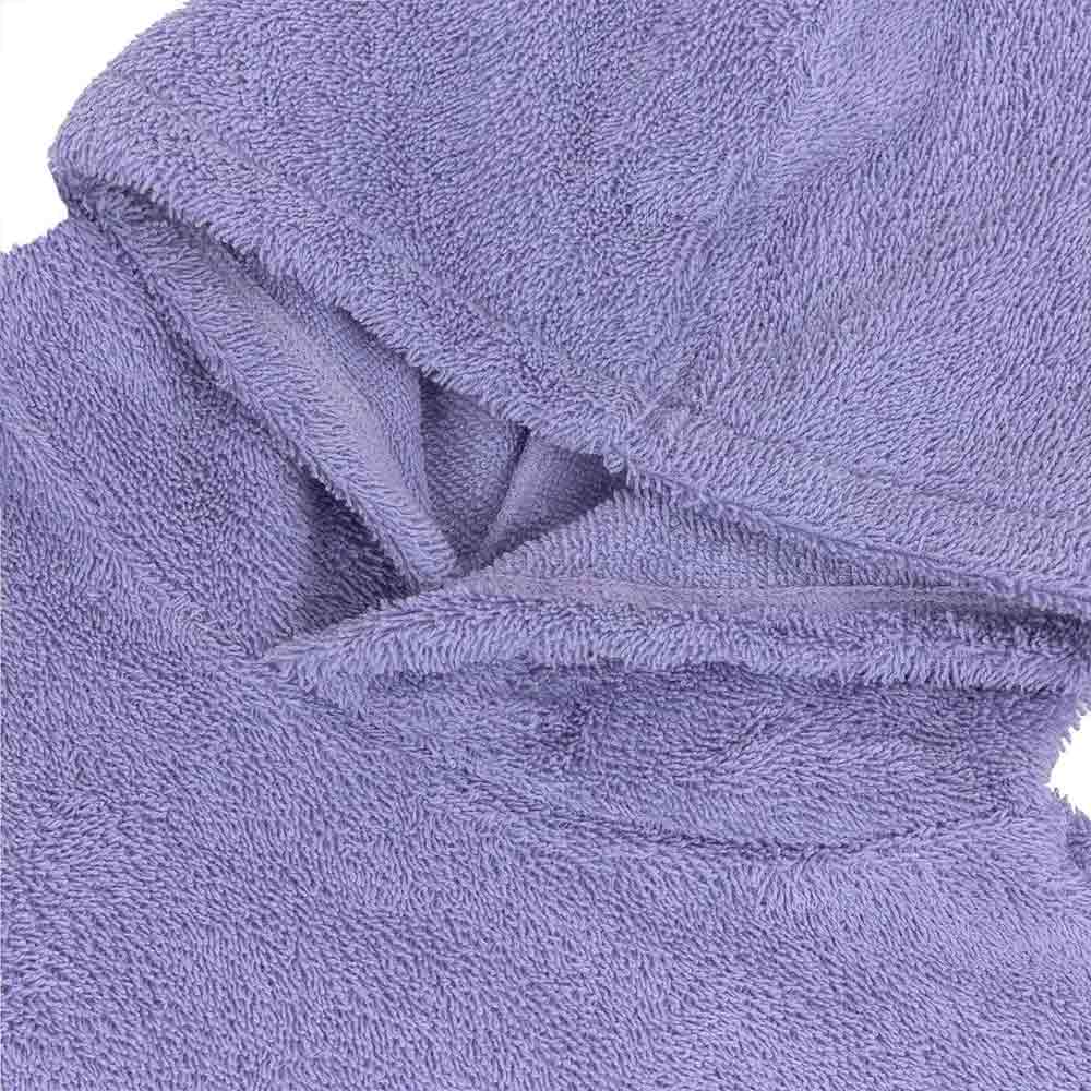 Terry Surf Poncho purple - Image 6