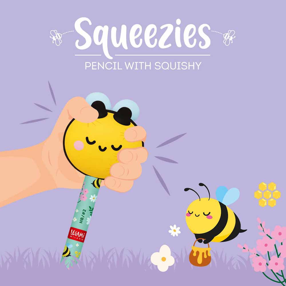 Pencil with Squishy Bee - Image 2