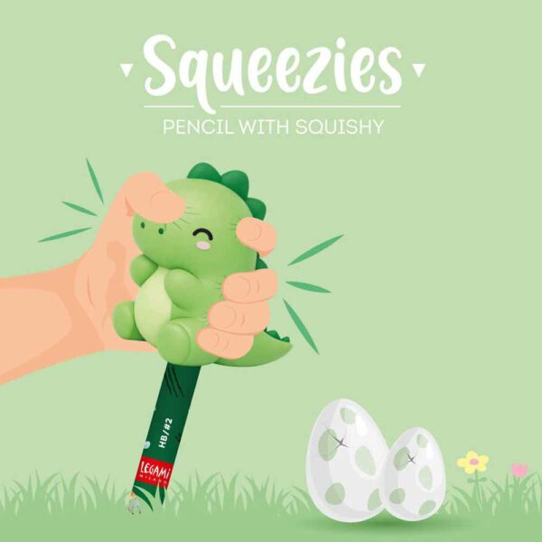 Pencil with Squishy Dino